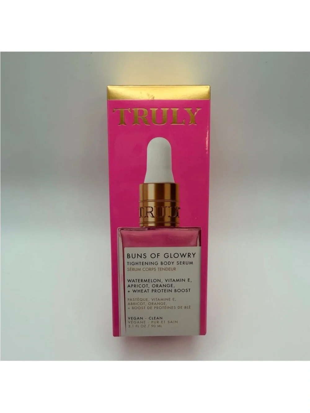 Truly Buns of Glowry Tightening Body Serum 3.1 oz New Sealed